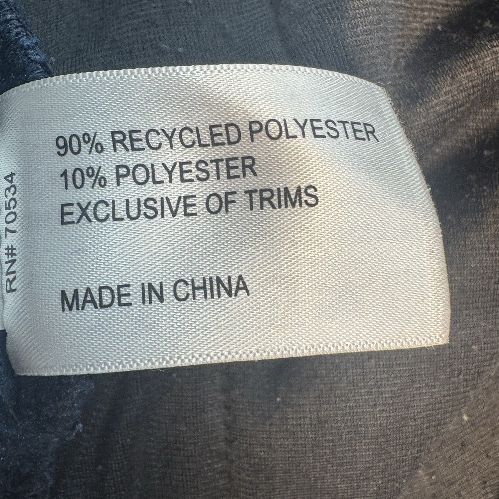 Orvis Mens XL Navy Knit Jacket Recycled Polyester 3 Pockets Full Snap Close - Picture 10 of 13